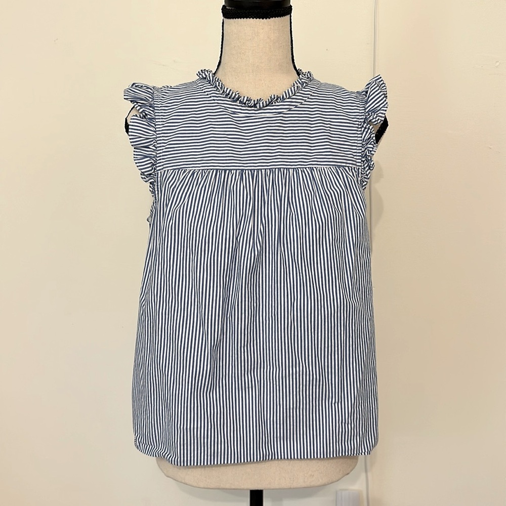 Ruffled Collar Shirt